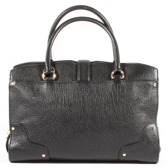 Coach Mercer Satchel Bag Purse Black Leather NEW - Picture 3 of 8